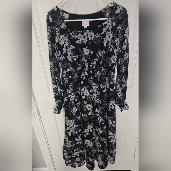 Ingrid & Isabel Dresses & Skirts - Ingrid & Isabel Maternity Floral Long Sleeve Womens Maxi Dress Size Medium